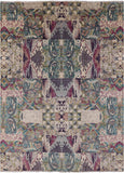 William Morris Hand Knotted Wool Area Rug - 8' 5" X 11' 9" - Golden Nile