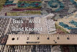 William Morris Hand Knotted Wool Area Rug - 8' 5" X 11' 9" - Golden Nile