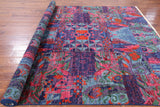 William Morris Hand Knotted Wool Area Rug - 7' 10" X 9' 10" - Golden Nile