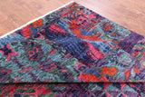 William Morris Hand Knotted Wool Area Rug - 7' 10" X 9' 10" - Golden Nile