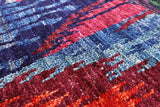William Morris Hand Knotted Wool Area Rug - 5' 11" X 8' 9" - Golden Nile
