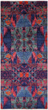 William Morris Hand Knotted Wool Rug - 5' 2" X 12' 2" - Golden Nile