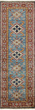 2' X 6' Super Fine Kazak Hand Knotted Runner Wool Rug - Golden Nile