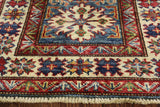 Super Fine Kazak Runner Wool Rug 2' X 6' - Golden Nile