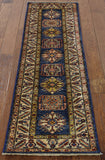 2' X 6' Super Fine Kazak Runner Wool Rug - Golden Nile