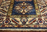 2' X 6' Super Fine Kazak Runner Wool Rug - Golden Nile