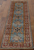 2' X 6' Super Fine Kazak Oriental Runner Wool Rug - Golden Nile