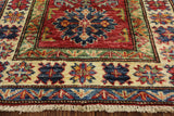 2' 1" X 5' 9" Super Kazak Runner Wool Rug - Golden Nile