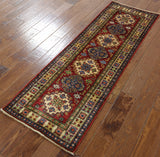 2' X 6' Runner Super Fine Kazak Rug - Golden Nile