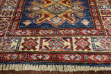 2' X 6'  Oriental Runner Super Fine Kazak Hand Knotted Rug - Golden Nile