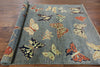 5' X 7' Oriental Butterflies Design Arts & Crafts Wool Rug - Golden Nile