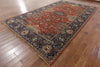 8' 2" X 13' 10" Fine Serapi Hand Knotted Wool Rug - Golden Nile