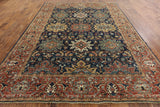 9' X 12' Hand Knotted Fine Serapi Oriental Wool Rug - Golden Nile