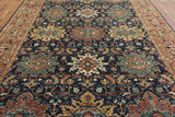 9' X 12' Hand Knotted Fine Serapi Oriental Wool Rug - Golden Nile