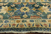 9' X 12'  Handmade Fine Serapi Oriental Wool Floral Rug - Golden Nile