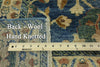 9' X 12'  Handmade Fine Serapi Oriental Wool Floral Rug - Golden Nile
