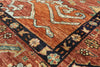 Hand-Knotted 7' 5" X 13' 5"  Fine Serapi Wool Rug - Golden Nile