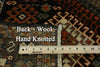 5' X 7' Fine Serapi Handmade Wool Area Rug - Golden Nile
