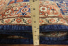 5' X 10' Oriental Blue Fine Serapi Wool Area Rug - Golden Nile