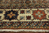 4' X 6' Hand Knotted Fine Serapi Oriental Wool Rug - Golden Nile