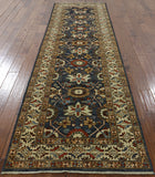 4' X 12'  Oriental Fine Serapi Hand Knotted Runner Wool Rug - Golden Nile