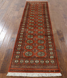 3' X 9' Oriental Runner Silky Bokhara Wool Rug - Golden Nile