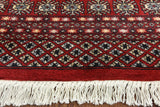 9' X 12' Silky Red Bokhara Wool Rug - Golden Nile