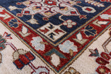 Blue Fine Serapi Hand Knotted Wool Rug - 8' 2" X 9' 10" - Golden Nile