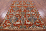 Fine Serapi Handmade Wool Rug - 5' 11" X 8' 11" - Golden Nile