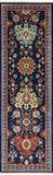 3' X 8' Handmade Runner Fine Serapi Oriental Wool Rug - Golden Nile