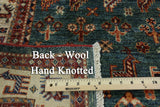 3' X 5' Hand Knotted Super Fine Kazak Oriental Rug - Golden Nile