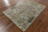 5' X 7' Tree Of Life Design Loribaft Super Gabbeh Wool Area Rug - Golden Nile