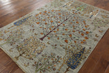 5' X 7' Tree Of Life Design Loribaft Super Gabbeh Wool Area Rug - Golden Nile