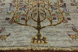 5' X 7' Tree Of Life Design Loribaft Super Gabbeh Wool Area Rug - Golden Nile