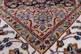 Persian Nain Handmade Wool & Silk Area Rug - 5' 7" X 8' - Golden Nile