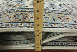 2' 6" X 11' 10" Persian Nain Wool & Silk Handmade Runner Rug - Golden Nile