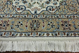 2' 6" X 11' 10" Handmade Runner Persian Nain Wool & Silk Area Rug - Golden Nile