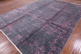 Grey Contemporary Hand Knotted Wool & Silk Rug - 9' 0" X 12' 1" - Golden Nile