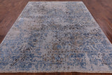Modern Wool & Silk Handmade Rug - 8' 1" X 10' 0" - Golden Nile