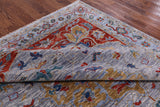 Grey Fine Serapi Handmade Wool Rug - 8' 1" X 10' 0" - Golden Nile