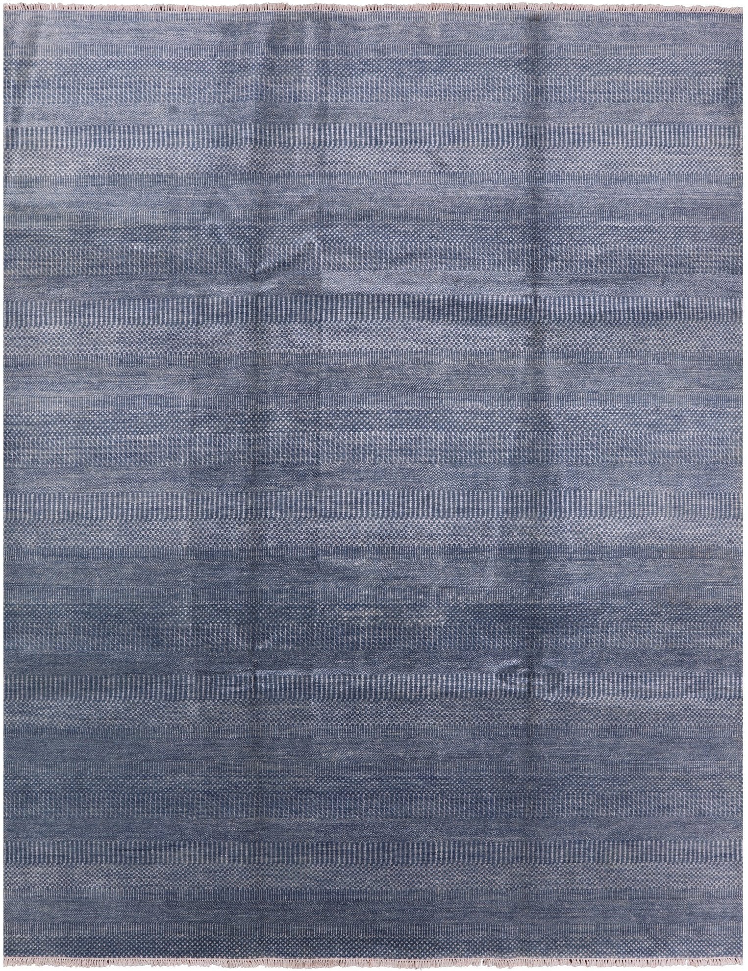 Savannah Grass Hand-Knotted Wool & Silk Rug - 8' 1" X 10' 3" - Golden Nile