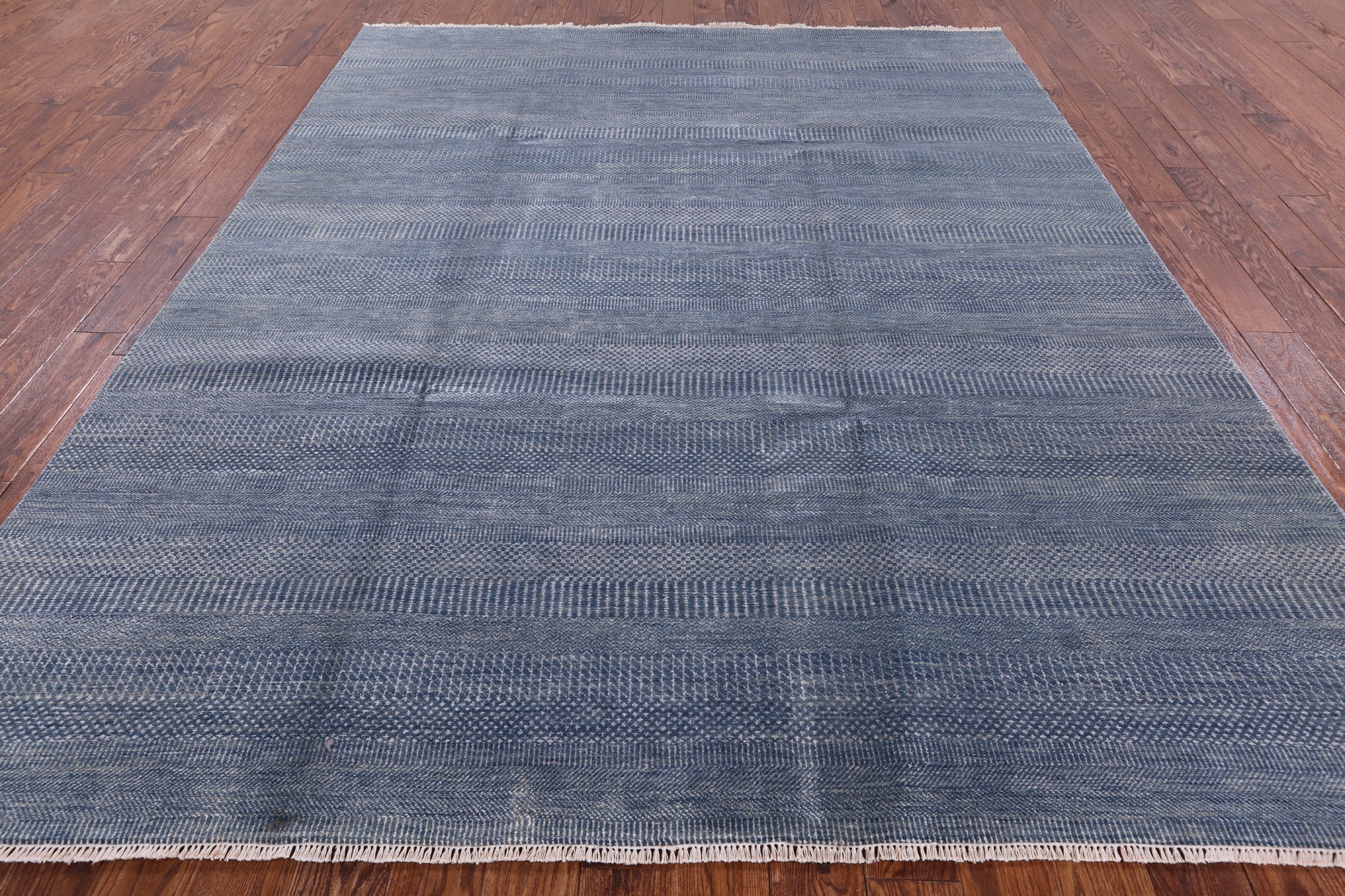 Savannah Grass Hand-Knotted Wool & Silk Rug - 8' 1" X 10' 3" - Golden Nile