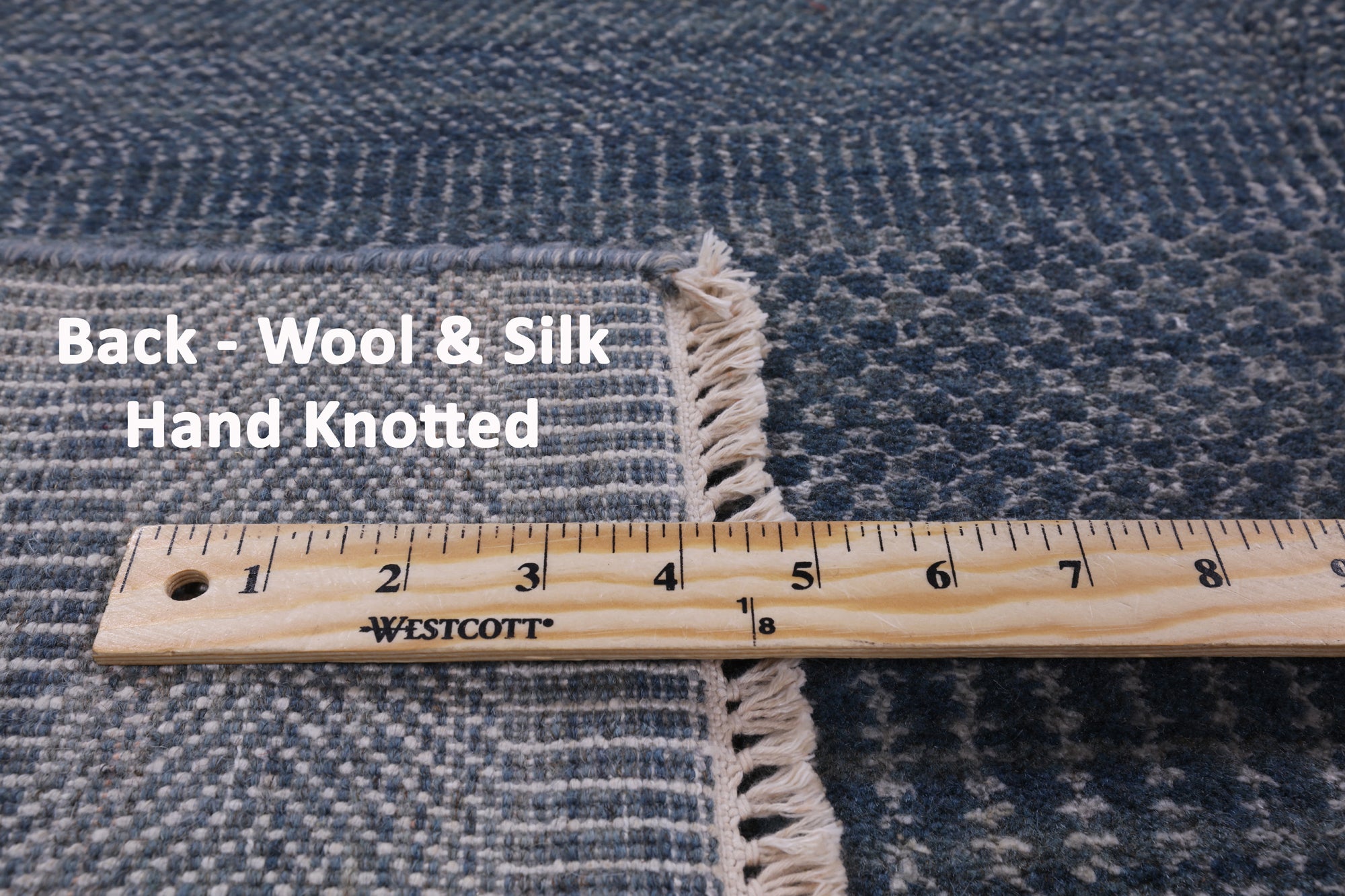 Savannah Grass Hand-Knotted Wool & Silk Rug - 8' 1" X 10' 3" - Golden Nile