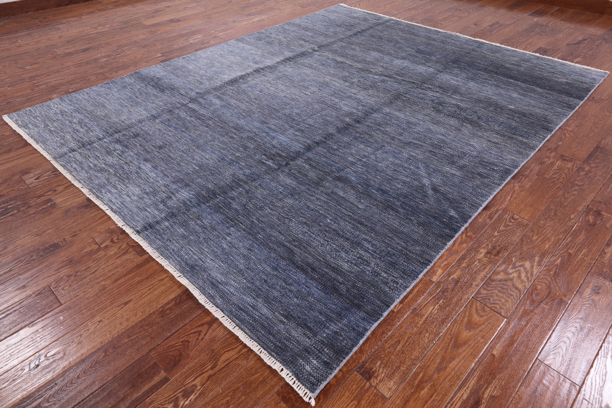 Savannah Grass Handmade Wool & Silk Rug - 7' 11" X 9' 11" - Golden Nile