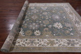 Turkish Oushak Hand Knotted Wool Rug - 8' 0" X 10' 3" - Golden Nile