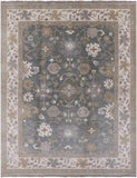 Turkish Oushak Hand Knotted Wool Rug - 8' 0" X 10' 3" - Golden Nile