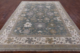 Turkish Oushak Hand Knotted Wool Rug - 8' 0" X 10' 3" - Golden Nile