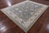 Turkish Oushak Hand Knotted Wool Rug - 8' 0" X 10' 3" - Golden Nile