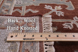 Square Turkish Oushak Wool Rug - 5' 11" X 6' 0" - Golden Nile
