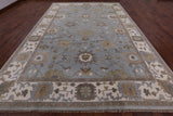 10' X 14' 3" Handmade Oushak Oriental Wool Rug - Golden Nile